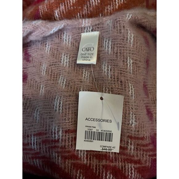 Cato Prism Pink Balayage Super Soft Poncho/Cape One Size New - Picture 2 of 2